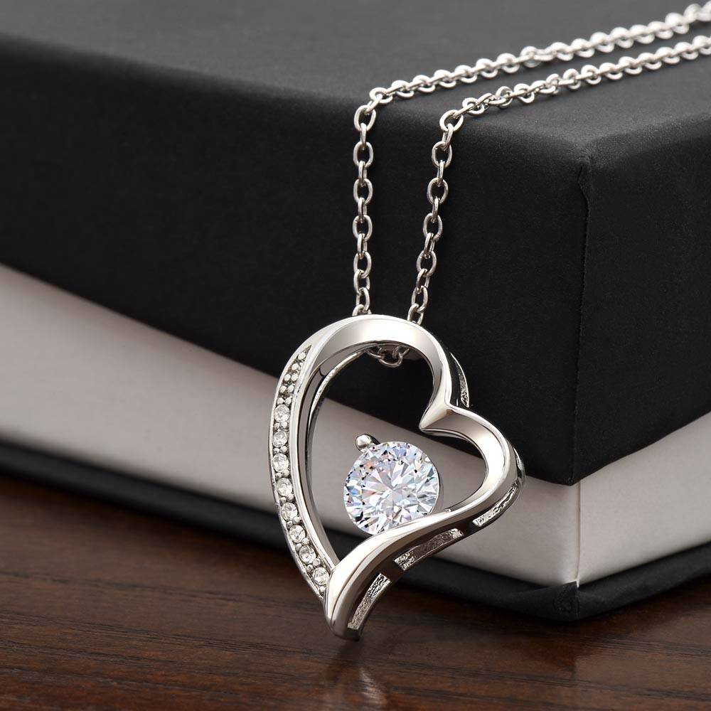 Forever Love Heart Necklace - To My Wife Gift