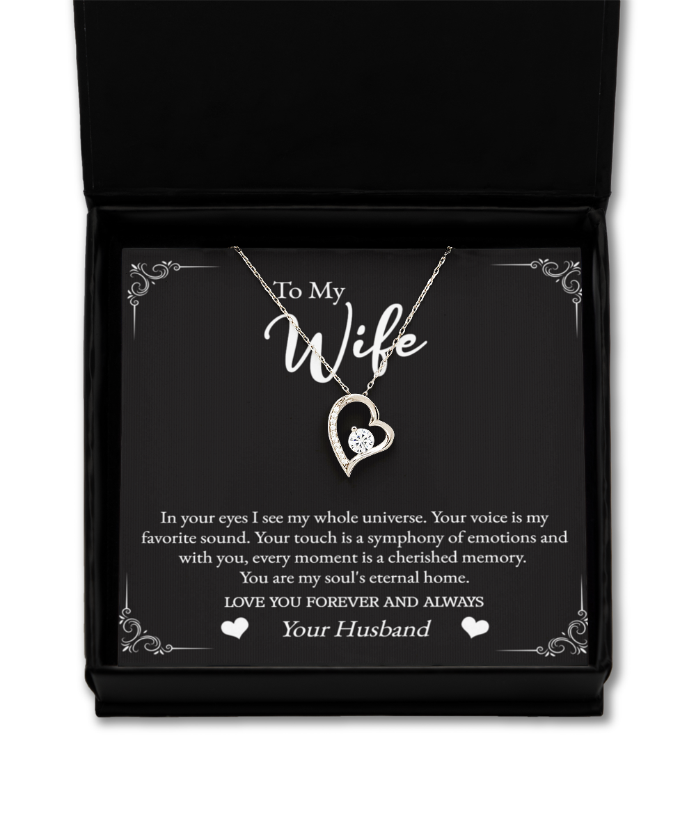 To My Wife - Heart Necklace